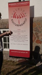 Rudersdal Kulturparaplys banner til Nærum Kulturdag